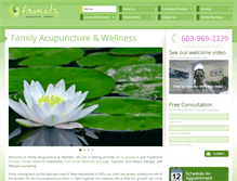Tablet Screenshot of acufamily.com